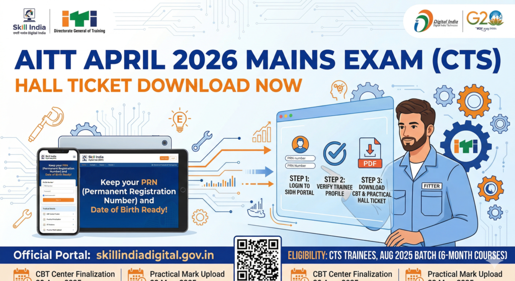 AITT April 2026 Hall Ticket Download