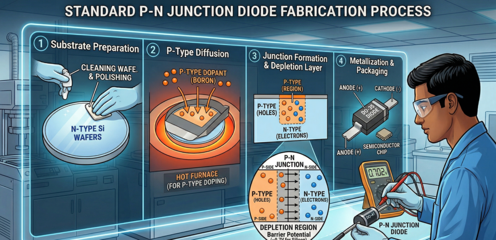 PN Junction Rectifiers and Zener Diode in Hindi