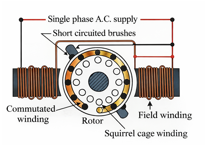 Repulsion Induction Motor