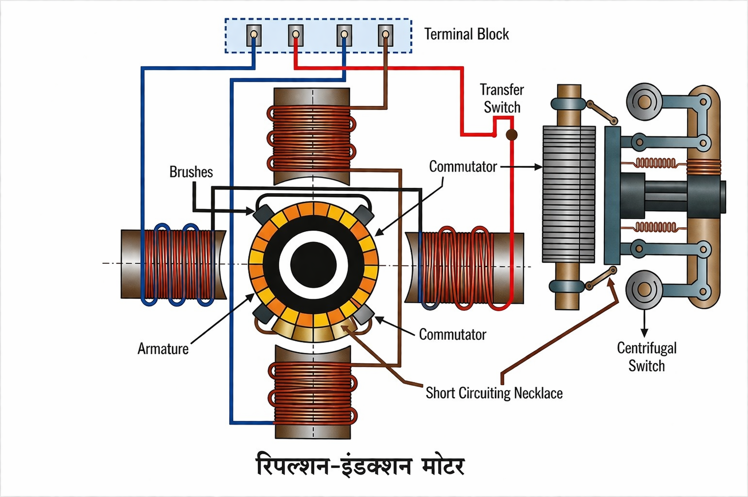 What is a Repulsion Motor? Its Construction, Working Principle, and ...